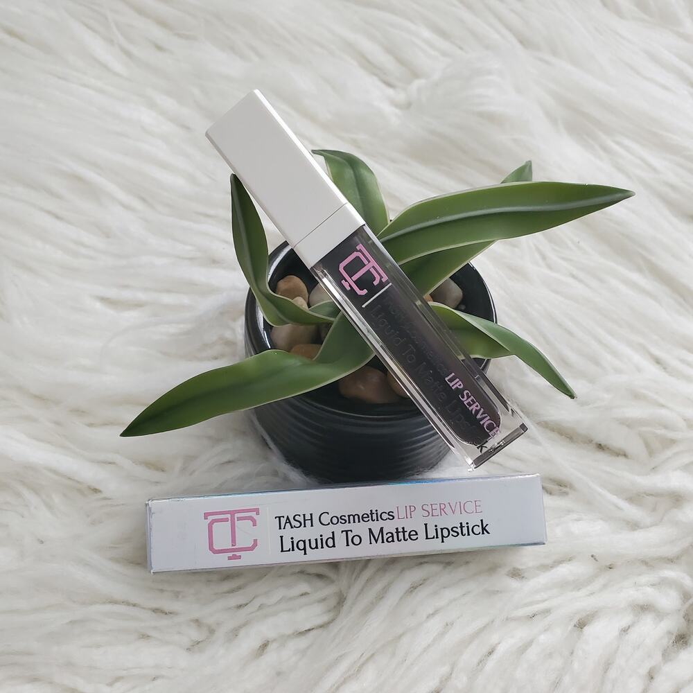 TASH Cosmetics Lip Service Black Liquid To Matte Lipstick #20